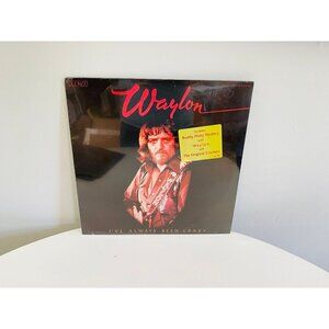 Waylon Jennings I've Always Been Crazy, Factory Sealed Vinyl Record, Vintage 12"
